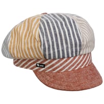 Multicolour Stripes Newsboykasket by Lipodo - 349,00 kr