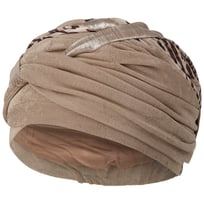 Perla Taupe Tiger Turban by Christine Headwear - 549,00 kr
