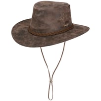 Pigskin Western L�derhat by Stetson - 1109,00 kr