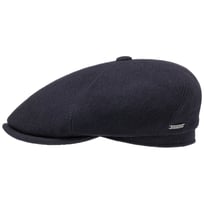 Reid 6 Panel Flat Cap by Stetson - 519,00 kr