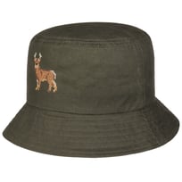 Reindeer Waxed Cotton Bucket Stofhat by Lipodo - 259,00 kr