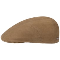 Soft Cotton Jernbanefl�jl Flat Cap by Stetson - 459,00 kr