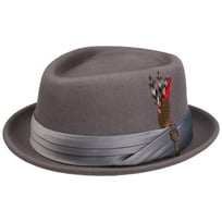 Stout Pork Pie hat i Uldfilt by Brixton - 589,00 kr