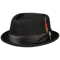 Stout Pork Pie hat i Uldfilt by Brixton - 589,00 kr
