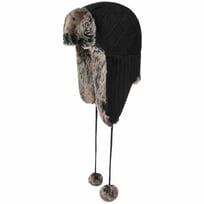 Strick-Webpelz-Tschapka mit B�mmel by McBURN - 259,00 kr