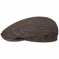 Stripe Barista Driver Flat Cap by Stetson - 889,00 kr
