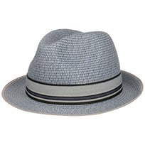 Striped Band Fedora Str�hat - 349,00 kr