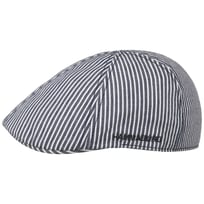 Stripes Cotton Flat Cap by Hammaburg - 339,00 kr