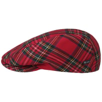 Tartan Plaid Flat Cap by Lipodo - 259,00 kr