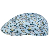Texas Allover Fish Flat Cap by Stetson - 519,00 kr