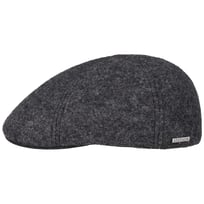 Texas Boiled Wool Flat Cap by Stetson - 589,00 kr
