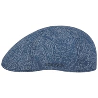 Texas Denim Paisley Flat Cap by Stetson - 649,65 kr