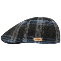 Texas Shadow Plaid Flat Cap by Stetson - 739,00 kr