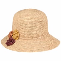 Three Blossoms Raffiahat by Gebeana - 669,00 kr