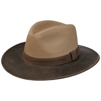 Twotone Bomuldshat med UV-Beskyttelse by Stetson - 489,00 kr