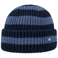 Twotone Stripes Beanie by Hammaburg - 419,00 kr