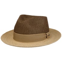 Twotone Toyo Fedora Raffiahat by Stetson - 669,00 kr