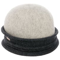 Twotone Woolmark Cloche Hat by Seeberger - 839,00 kr