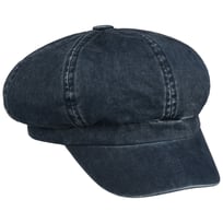 Uni Washed Cotton Newsboykasket by Lipodo - 259,00 kr