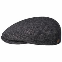 Wool Herringbone Driver Flat Cap by Balmoral - 659,00 kr