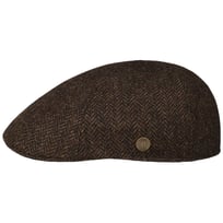 Wool Herringbone Duck Flat Cap by Balmoral - 659,00 kr