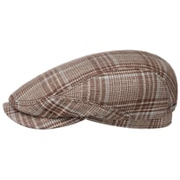 Wool Silk Check Flat Cap by Stetson - 699,00 kr