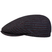 Woolen Stripe Driver Flat Cap by Stetson - 1109,00 kr