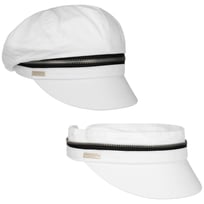 Zip Cotton Newsboykasket by Seeberger - 329,00 kr